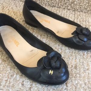 Chanel black shoes